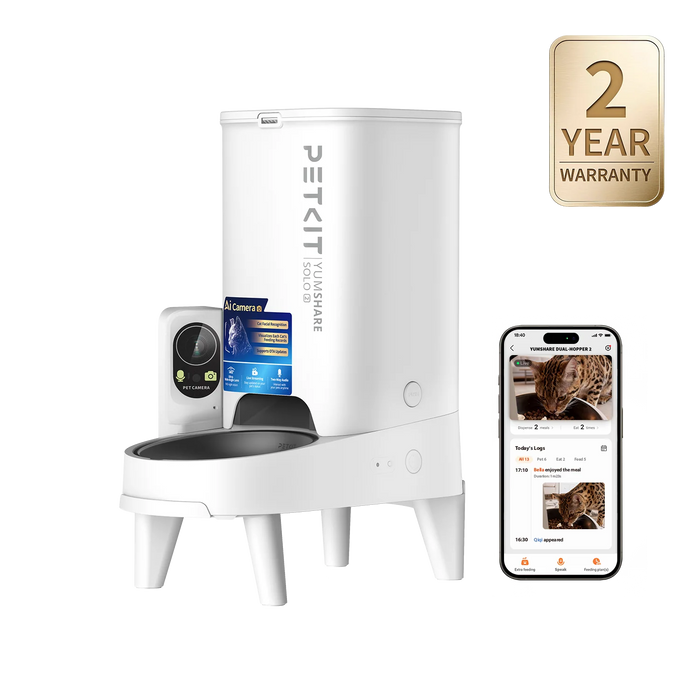 PETKIT YumShare Solo 2 automatic feeder with camera