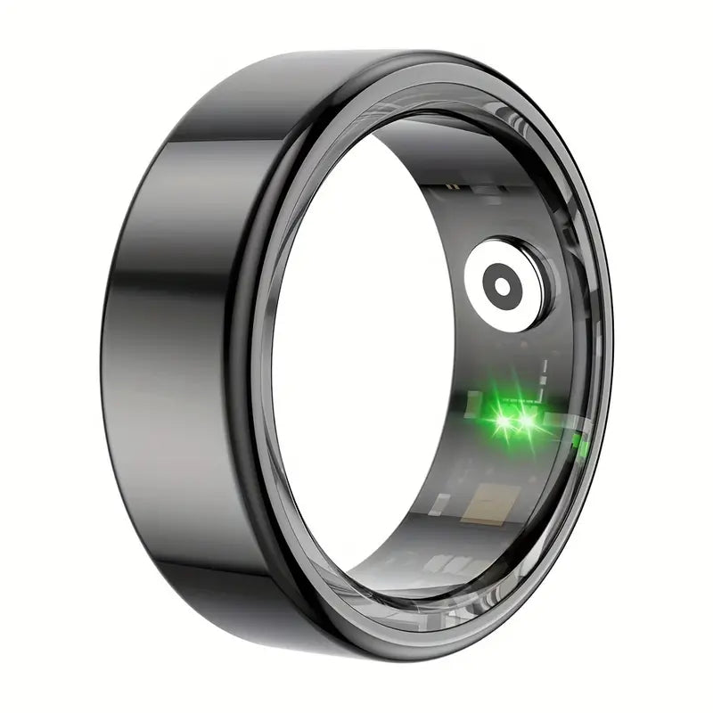 Intelligenter Fitnessring aus Edelstahl