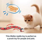 Automatic sensor snake toy for pets