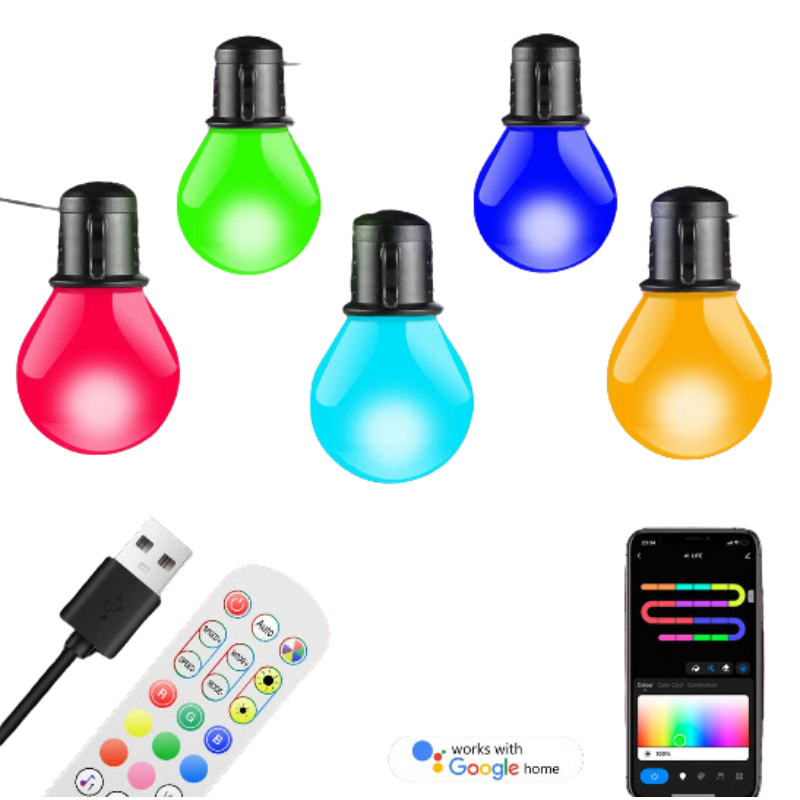 Smart Wi-Fi LED string lights