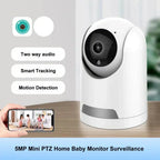 Mini-caméra Wi-Fi à vision nocturne avec fonction babyphone