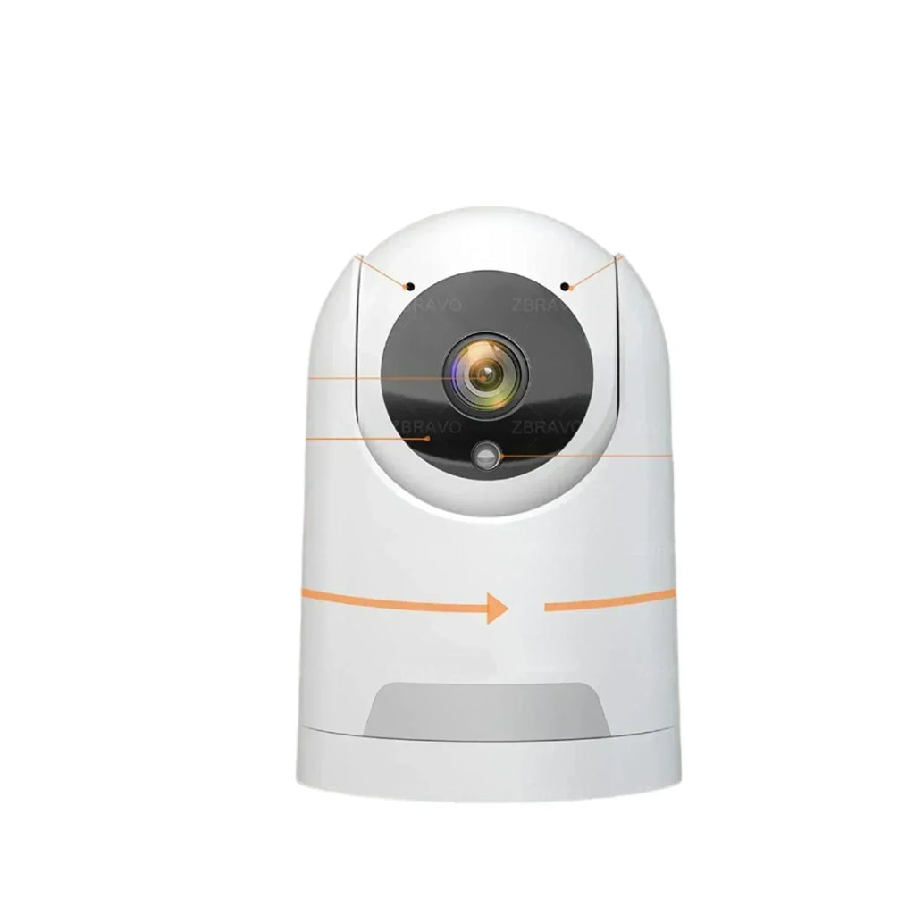 Mini-caméra Wi-Fi à vision nocturne avec fonction babyphone