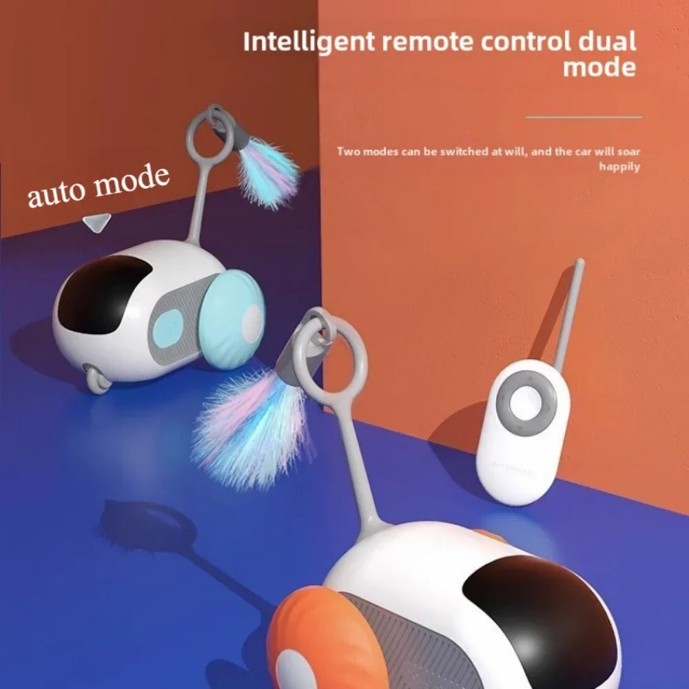 Intelligentes interaktives Spielzeugauto für Katzen