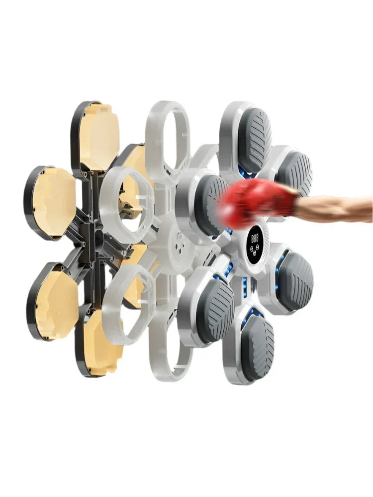 Smart music boxing machine with electronic target