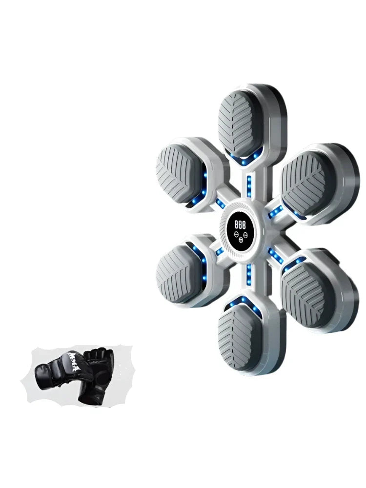 Smart music boxing machine with electronic target