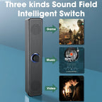 PC-Soundbar mit Kabelverbindung