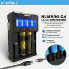 Chargeur intelligent de piles LiitoKala Lii-K4