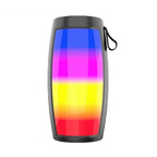 LED Lights Speaker with Powerful Bass Black-0