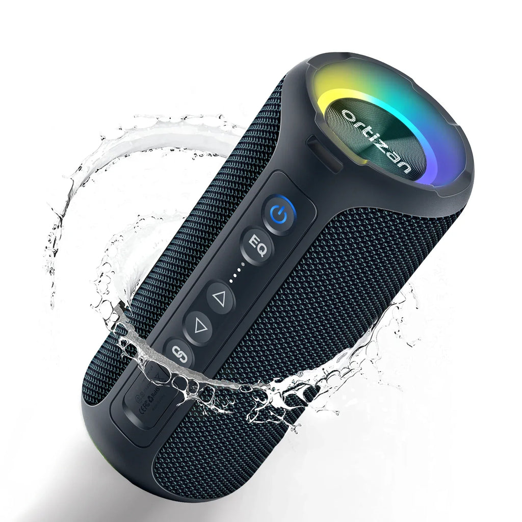 Enceinte Bluetooth stéréo de 40 W, noire