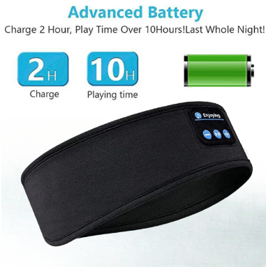 Bandeau Bluetooth sans fil pour écouter de la musique en dormant