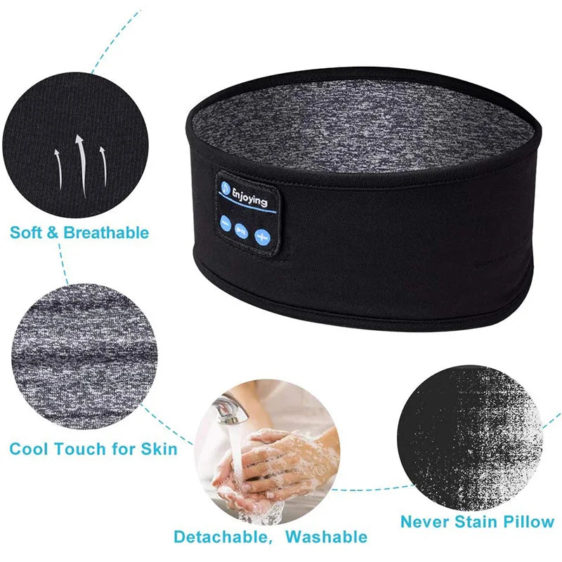 Bandeau Bluetooth sans fil pour écouter de la musique en dormant