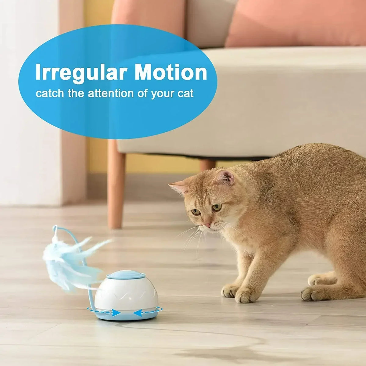 Intelligentes Spielzeug für Katzen