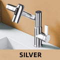 Smart rotating LED basin tap