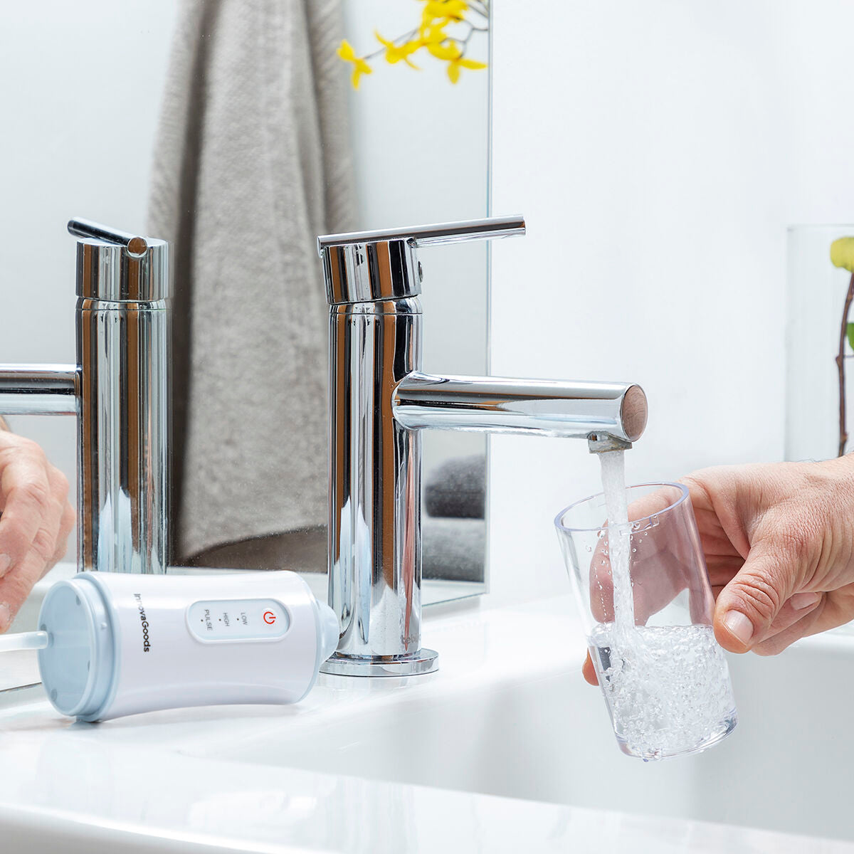 Denter InnovaGoods tragbare wiederaufladbare Munddusche
