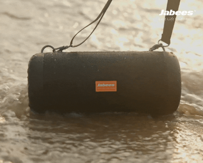 Jabees WHALE outdoor Bluetooth speaker with shoulder strap