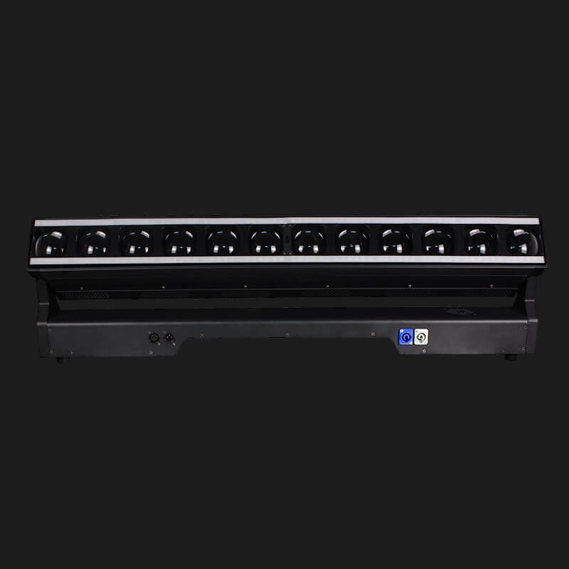 Barre d'éclairage LED mobile N2 DMX de 12 × 40 W pour scènes et DJ