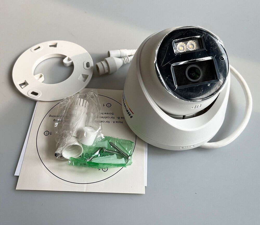 Hikvision ColorVu DS-2CD1347G2-LUF 4 MP camera, MD 2.0 detection, PoE, H.265+