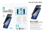 Techancy KV1600 privacy screen protector for iPhone 13 Pro Max