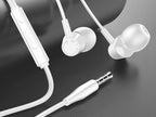 Techancy TD8025 wired 3.5 mm earphones with inline controls