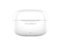 White Techancy TWS KP2715 Bluetooth 5.4 earbuds with HD microphone