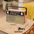 Tragbares AM/FM/SW-Radio mit USB, TF und AUX