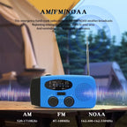 Notfallradio mit Taschenlampe und externer Batterie