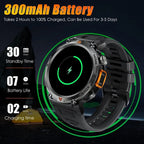 Smartwatch with touchscreen and torch