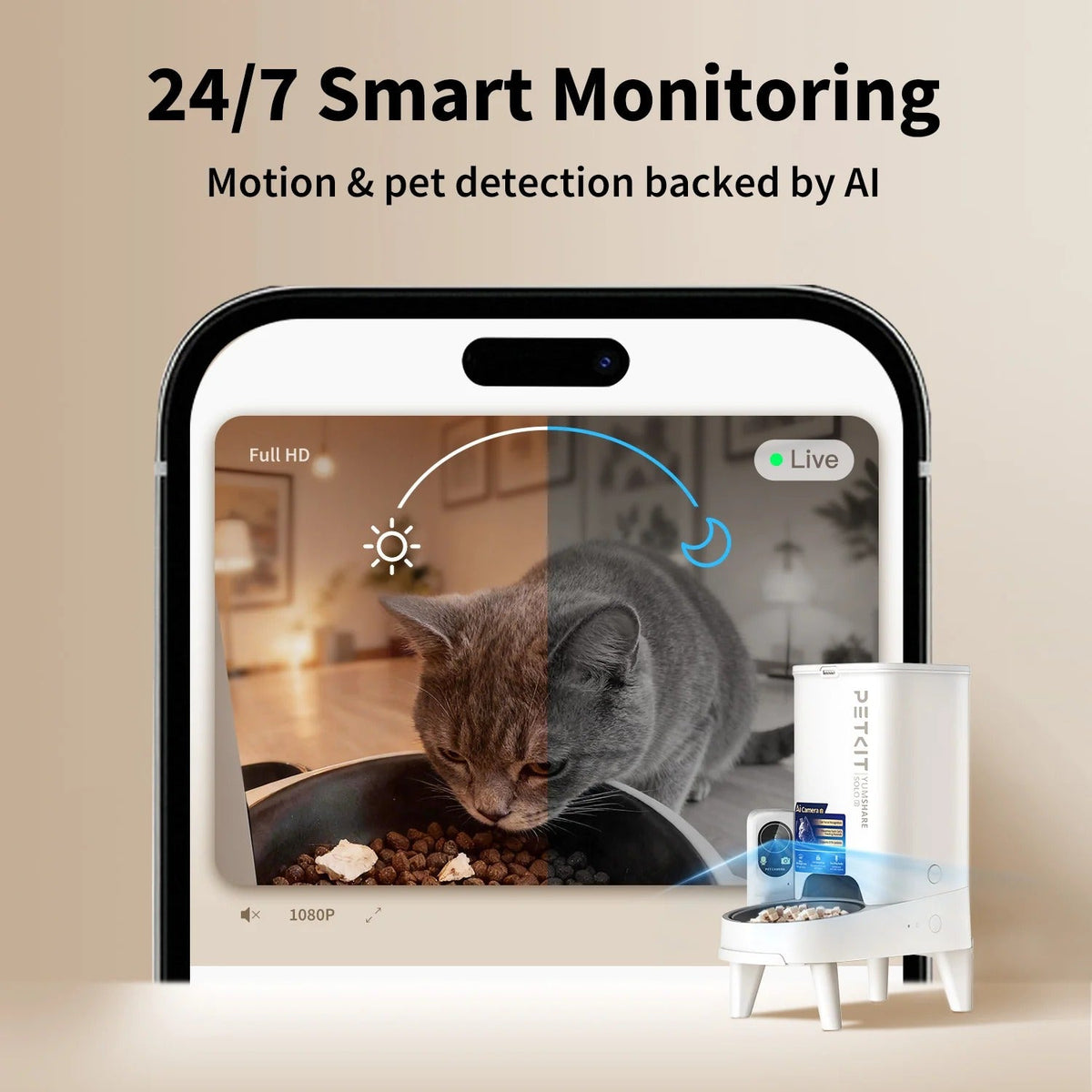 PETKIT YumShare Solo 2 Futterautomat mit Kamera