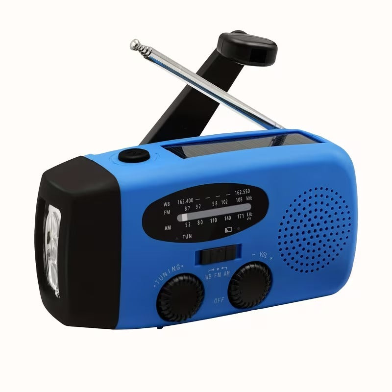 Notfallradio mit Taschenlampe und externer Batterie