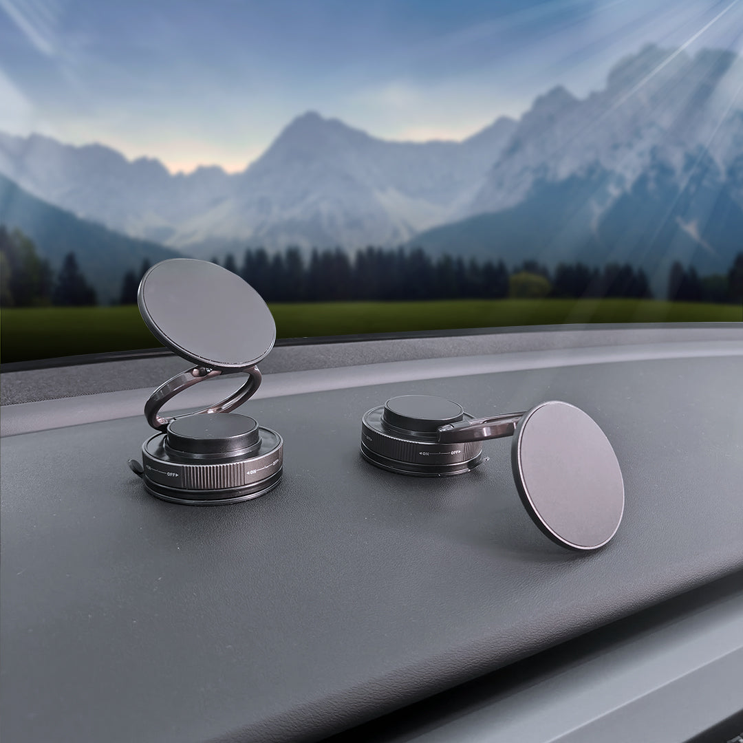 Jabees MagMount Flex: magnetische Handyhalterung mit Saugnapf, 360°