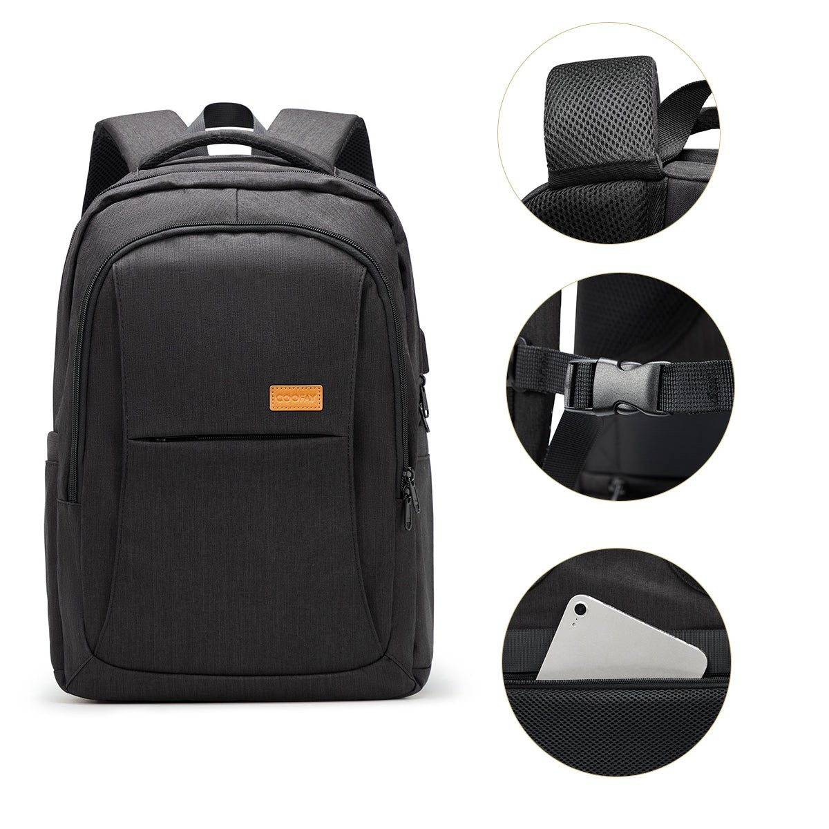 Smart multifunctional business backpack