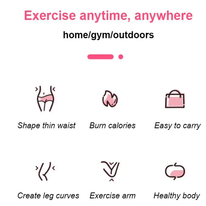 Adjustable smart fitness hoop